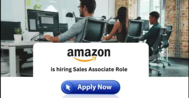 Job for a Sales Associate at Amazon